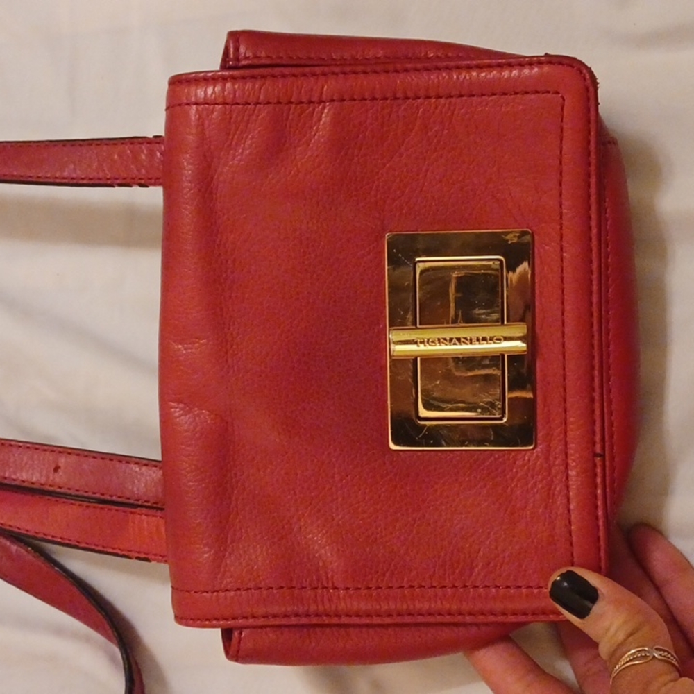 Beautiful red crossbody bag